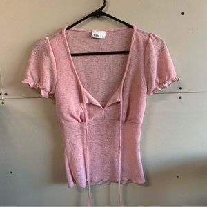 small pink blouse